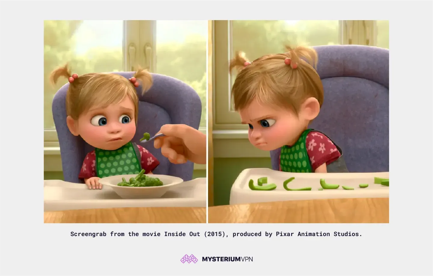 Screengrab from the movie Inside Out (2015), produced by Pixar Animation Studios.