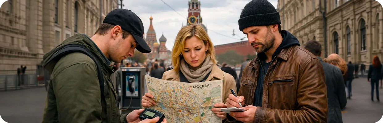 People in Moscow are using paper maps and pagers due to mobile internet shutdown