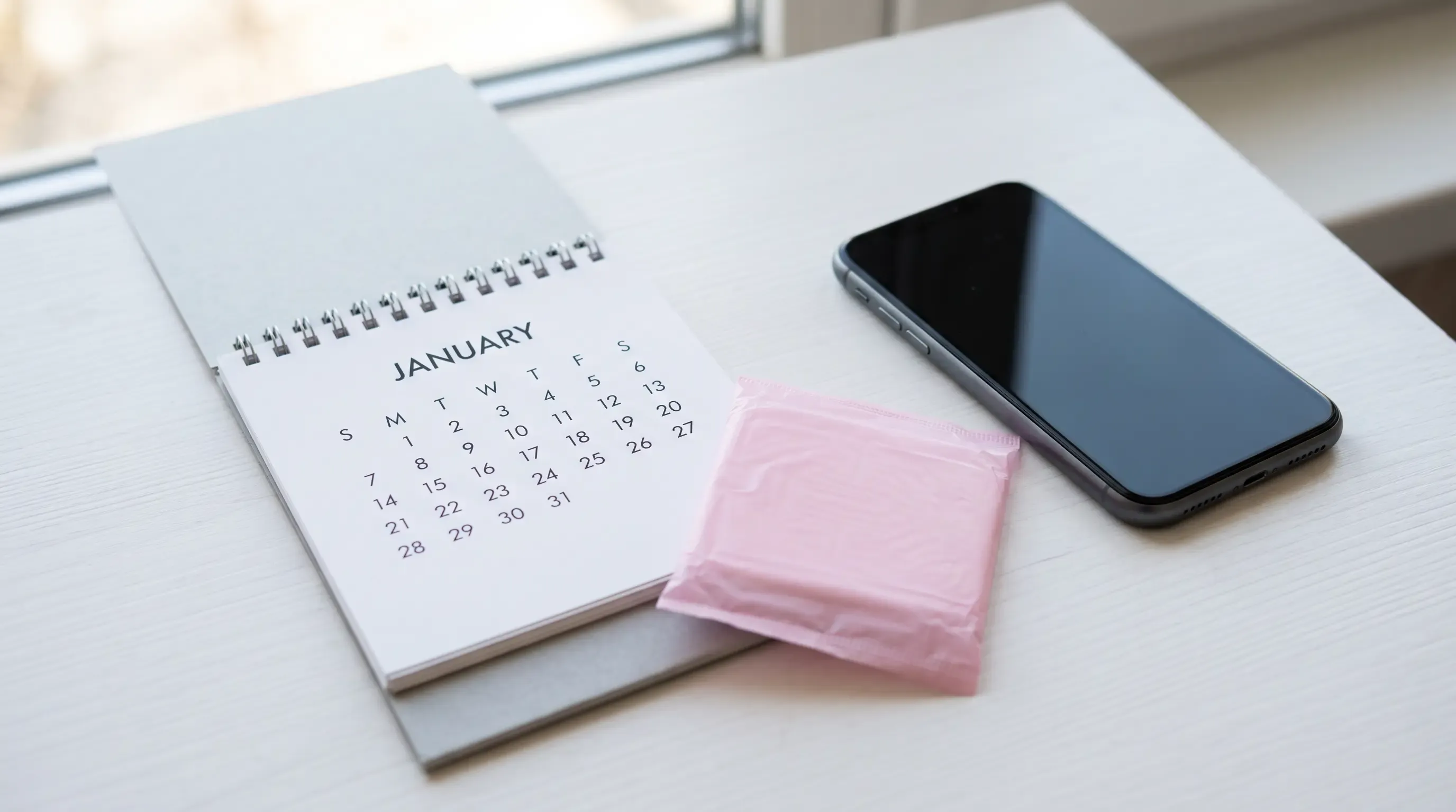 A period tracking stock image